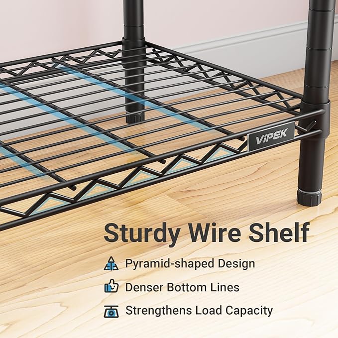 VIPEK V5 Plus Large Portable Closet Rack Freestanding Wardrobe Closet, 85.4" L - Image 4