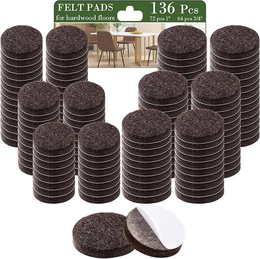 Fursafe&Q Felt Furniture Pads, Furniture Felt Pads by FursafeQ