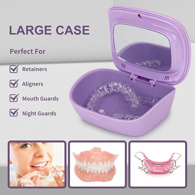 MURRI&MURRDI Retainer Case, Denture Bath Box - Image 2