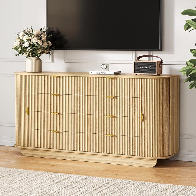 63" Tambour Dresser for Bedroom - Image 8