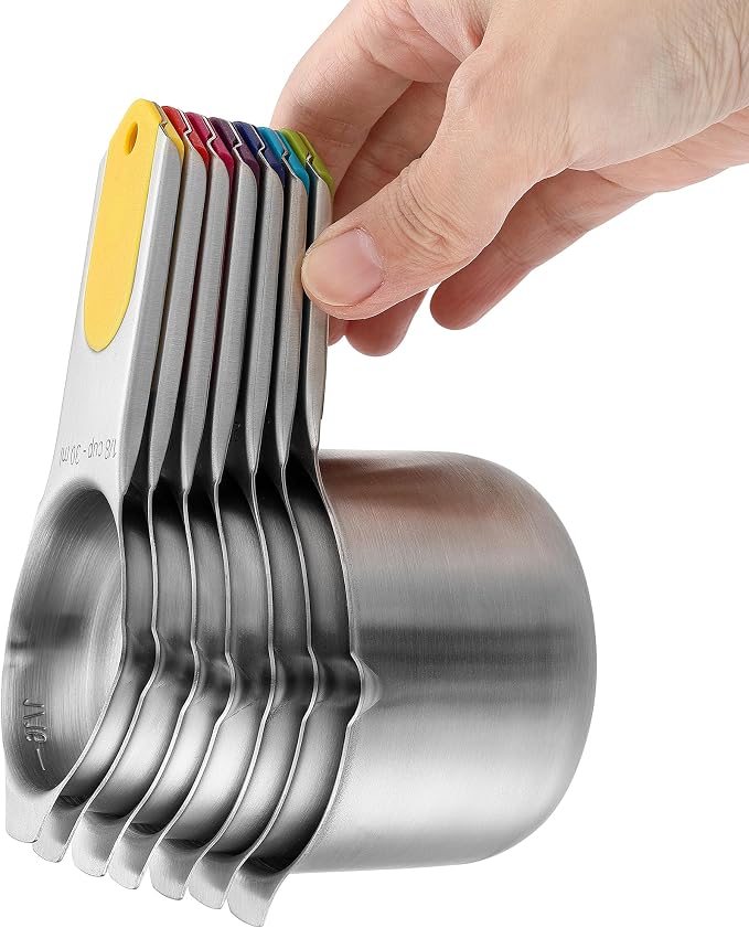 Spring Chef Magnetic Stainless Steel Measuring Cups, Kitchen Tools - Image 8