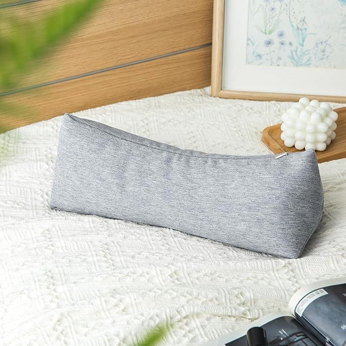 Buckwheat Neck Support Pillow Cervical Neck Cylinder Bolster Pillow, Buckwheat - Image 6