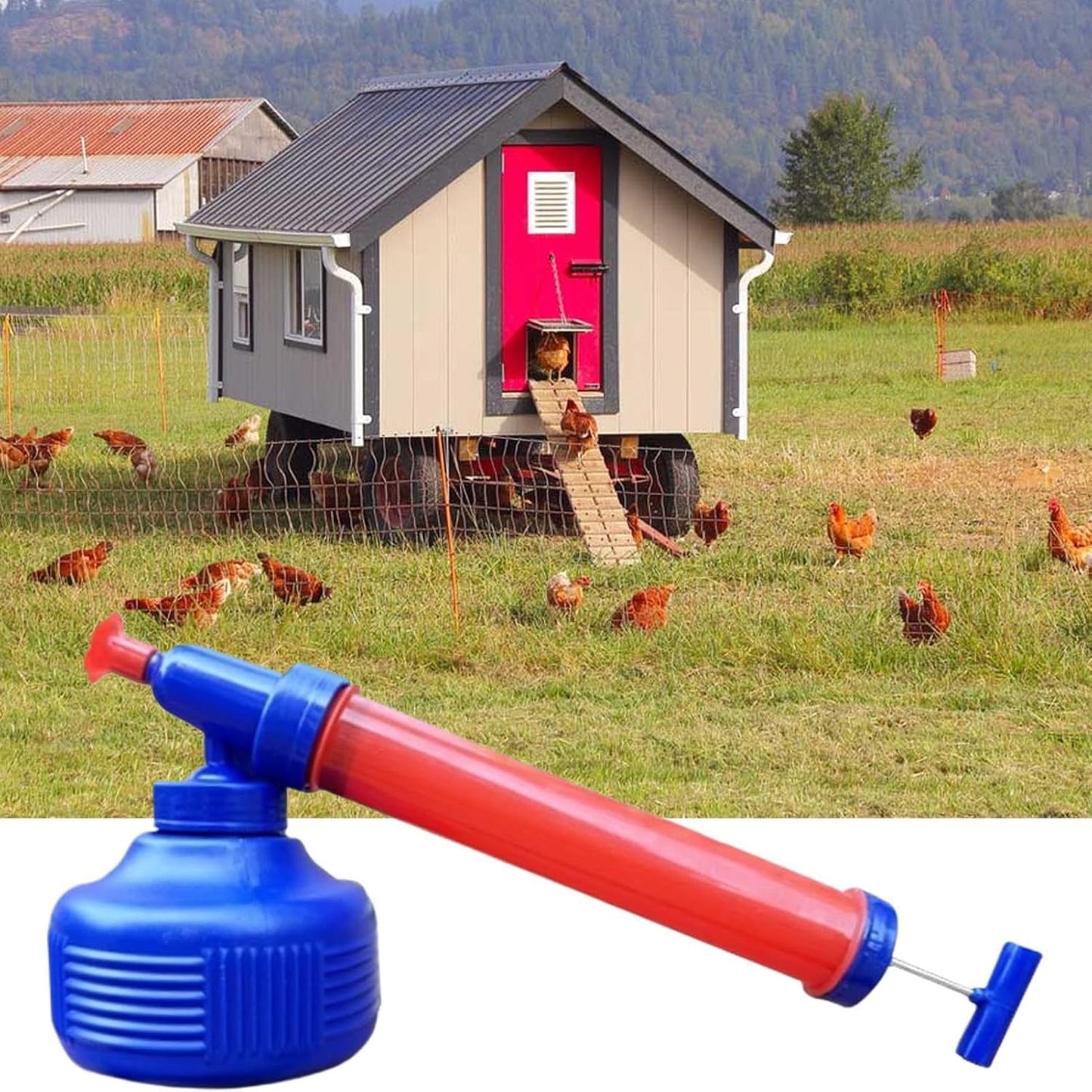 Diatomaceous Earth Duster, 350ml Reusable Diatomaceous Earth Powder Duster, Puffer Sprayer for Farm, Scaffolding, Garden, Greenhouse, Chicken Coop