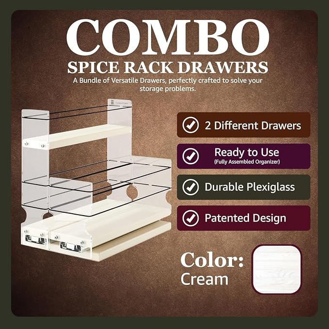 Vertical Spice Combo Spice Rack Drawer - Image 5