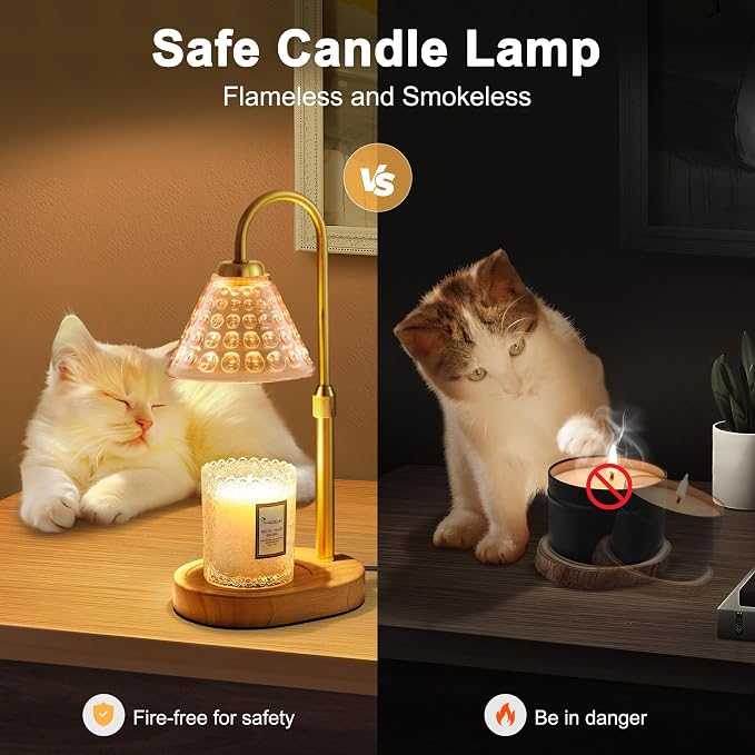 Candle Warmer Lamp with Timer Dimmable, Birthday Gifts - Image 7