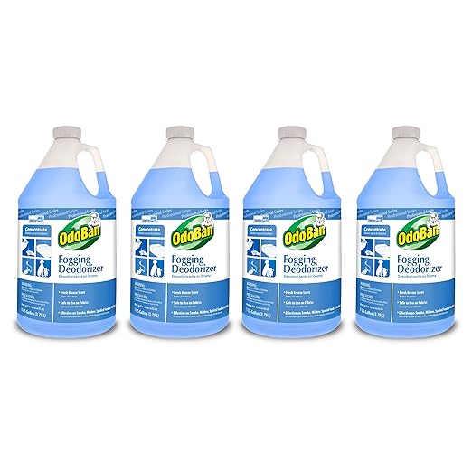 OdoBan Fogging Deodorizer Concentrate, Made in the USA, 1 Gallon Each by OdoBan
