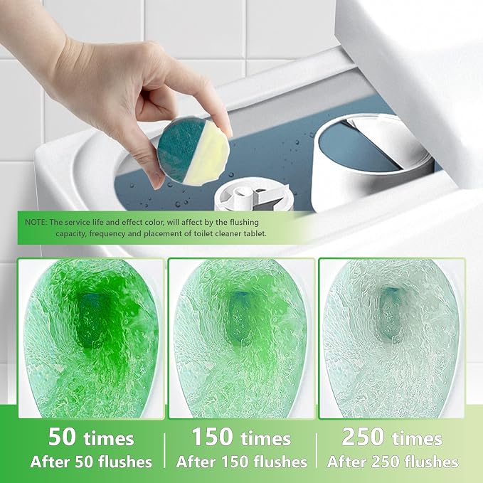 Toilet Bowl Cleaner Tablets, Automatic Toilet Bowl Cleaners, Long-Lasting - Image 5
