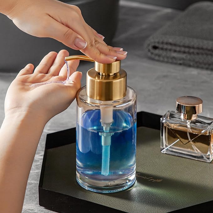 Enra Thick Glass Soap Dispenser - Image 6