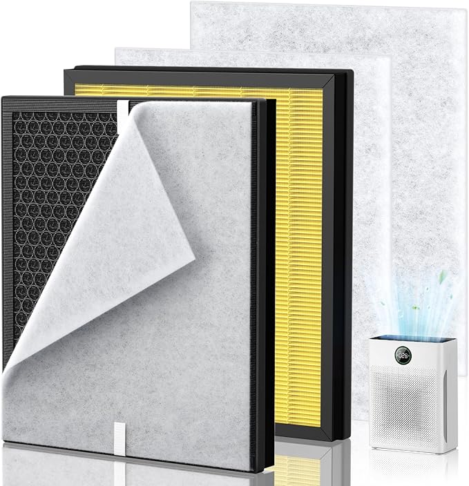 PR1 Replacement Filter for Mooka PR1 Air Purifier for Home Large Room up to by Cabiclean