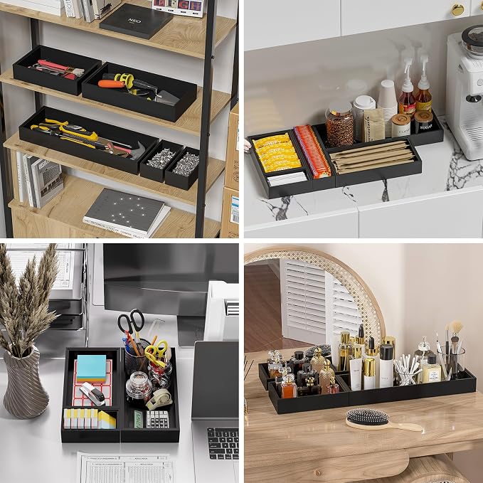 Bamboo Drawer Organizer, Cutlery Silverware Organizer - Image 7