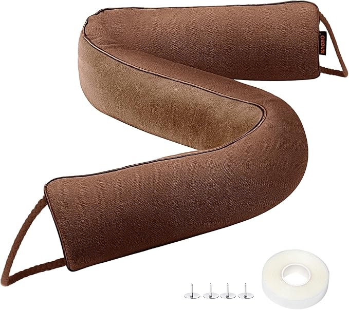 MAGZO Door Draft Stopper, 34 Inch Under Door Draft Blocker Noise Stopper by MAGZO