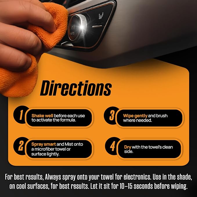 Magic Finish Interior Cleaning Spray – All-in-One Car Cleaner Spray - Image 5