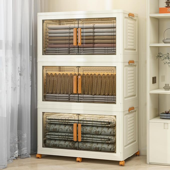 3 Tier Extra Large Stackable Storage Bins - Image 8