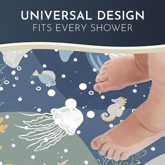 Homerella Anti Slip Shower Mat | Anti Mold Non Slip Bathtub Mat - Image 2