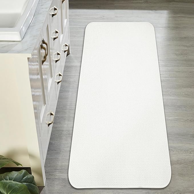 Bath Mat, Ultra Thin Bathroom Runner Rugs, Large Bath Mats by BosapDirect