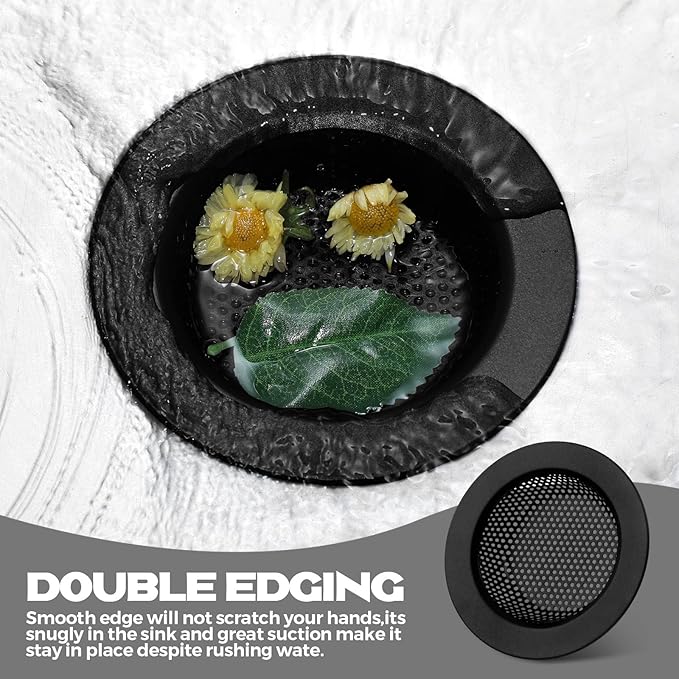 Retisee 2 Pcs Sink Strainer Stainless Steel Kitchen Sink Drain Strainer Basket - Image 6