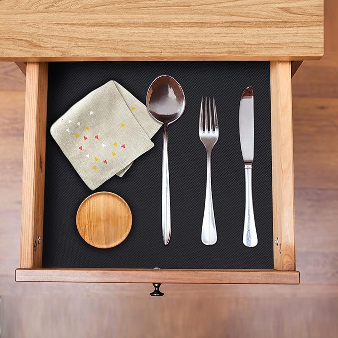 Kitchen Shelf Liner Drawer Liners, Non-Adhesive Refrigerator Liners Waterproof - Image 5