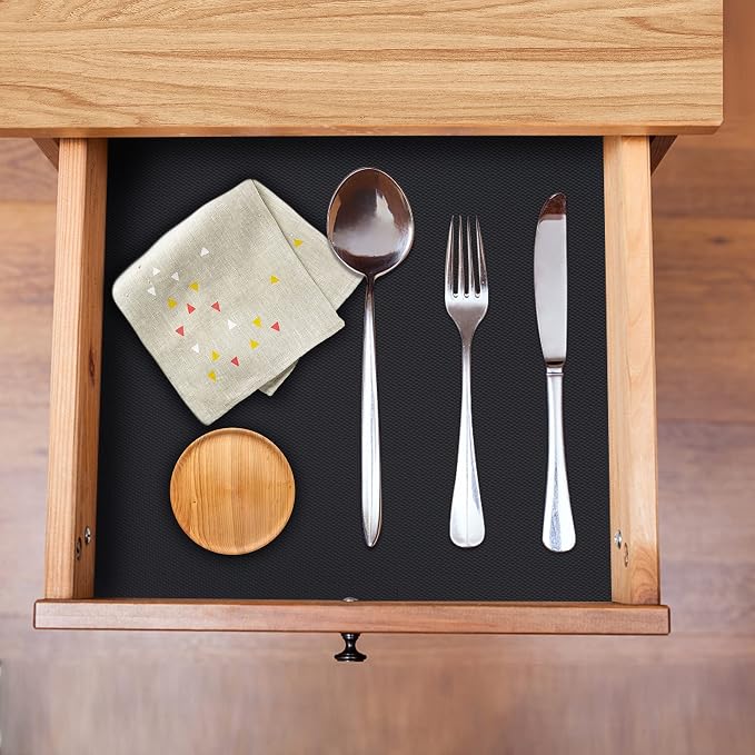 Kitchen Shelf Liner Drawer Liners, Non-Adhesive Refrigerator Liners Waterproof - Image 5