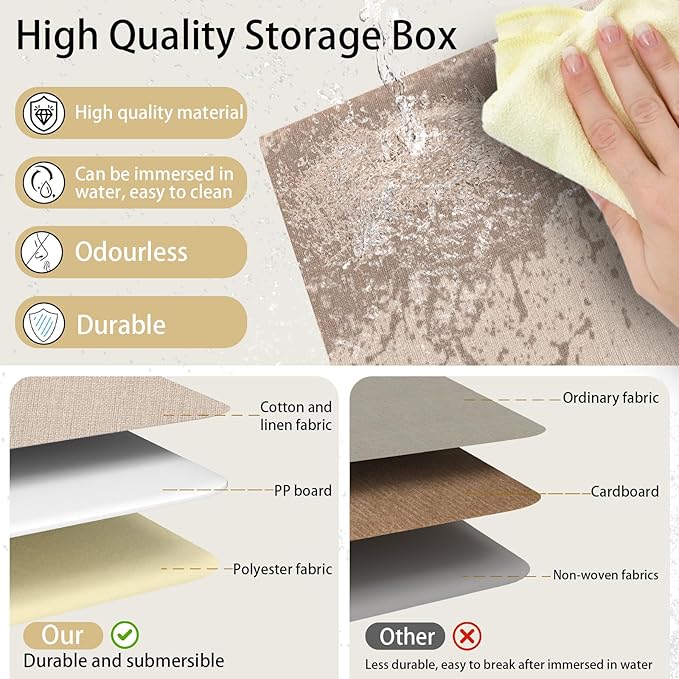 Yawinhe Fabric Storage Bins - Image 8
