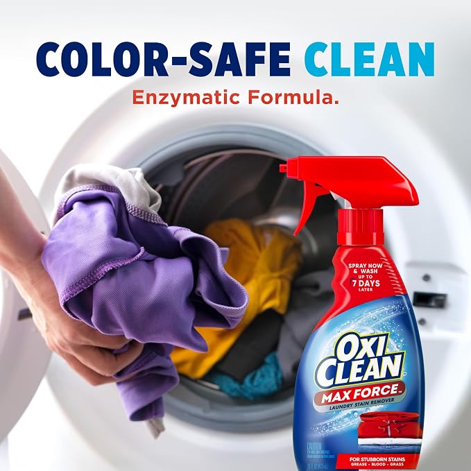 OxiClean Max Force Laundry Stain Remover Spray, Newborn & Baby Essentials - Image 6