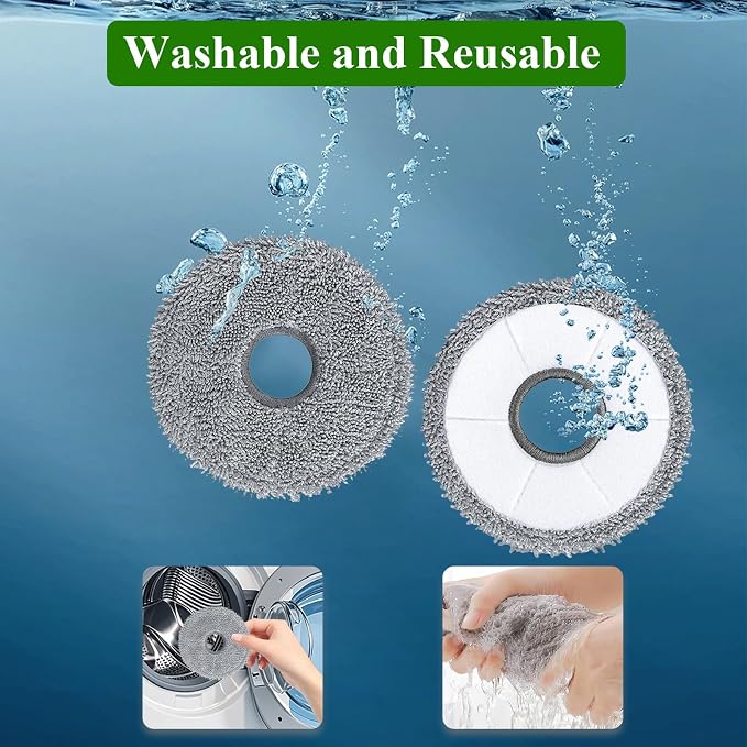 10 Pack Mop Pads for Dreame X40 Ultra/X40 Master/L40 Ultra/L10s Plus/L10s Pro - Image 6