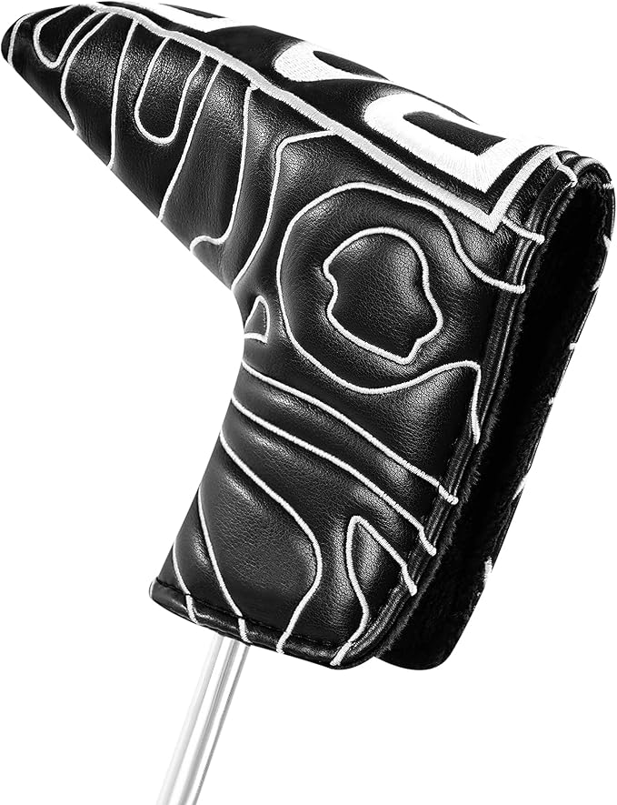 Big Teeth Golf Club Covers Full Set Driver Headcover Fairway Wood Hybrid Golf - Image 5