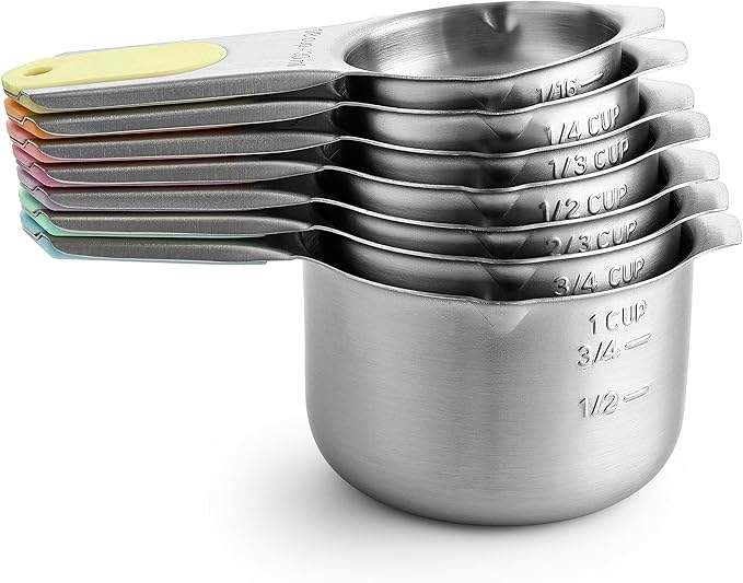 Spring Chef Magnetic Stainless Steel Measuring Cups, Kitchen Tools - Image 8