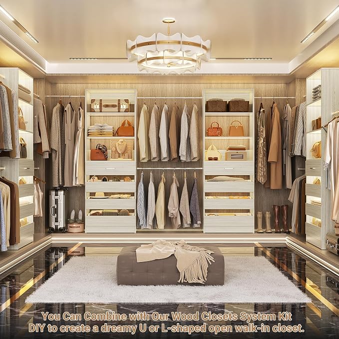 Aheaplus Closet System, 6-15Ft Closet Organizer - Image 2