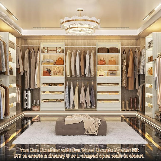Aheaplus Closet System, 6-15Ft Closet Organizer - Image 2