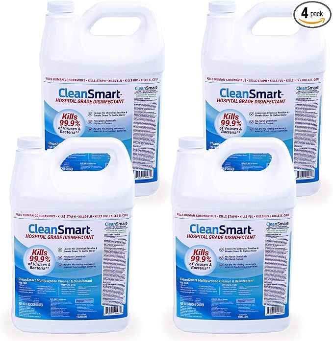 CleanSmart Hospital Grade Disinfectant, Kills 99.9% of Viruses and Bacteria by CleanSmart%E2%84%A2