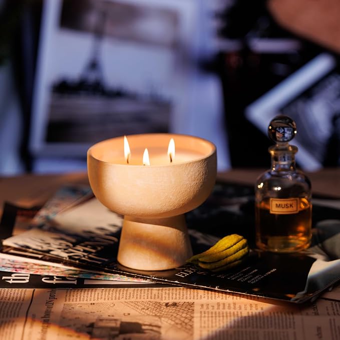 New BLUEME Wellness Candle Wax Refill, Contains Essential Oil, Sustainable - Image 2