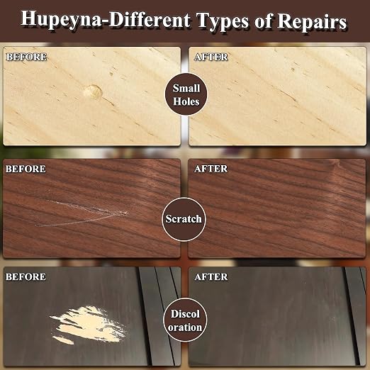 Wood Repair Kit, 12 Color Wood Fillers, Furniture Repair Kit, Repair Scratch - Image 6
