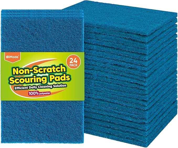 Non-Scratch Scouring Pads, Garage and Outdoors, Reusable Dish Scrubber Pads by Unimade