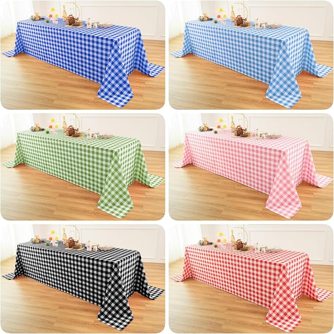 Classic Gingham Buffalo Tablecloth Fabric - Image 4