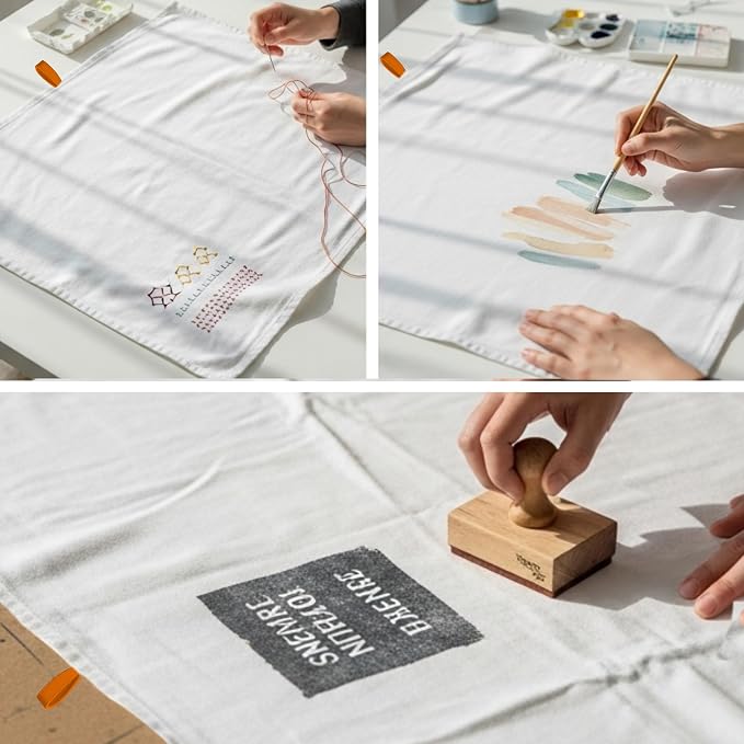 7-Pack Flat Flour Sack Towels – 100% Cotton Kitchen Dish & Tea Towels - Image 6