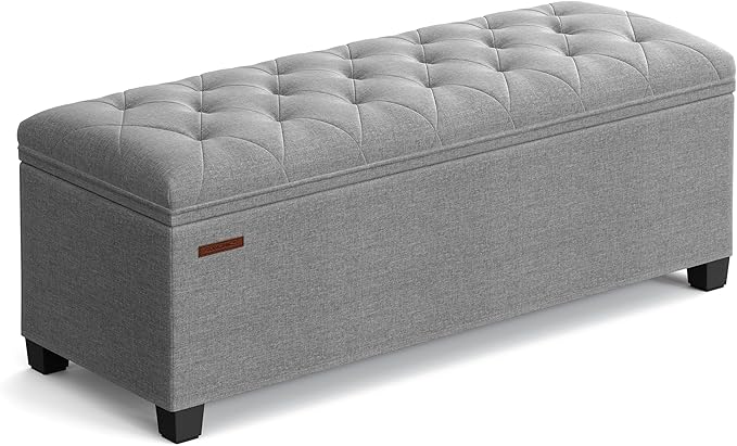 SONGMICS Storage Ottoman Bench, Foot Rest by SONGMICSbySONGMICSHOME
