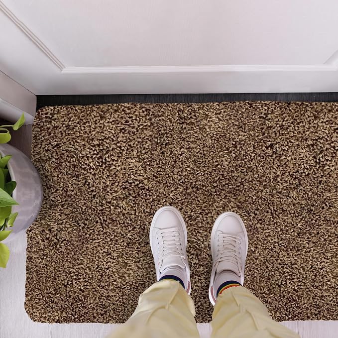 Premium Microfiber Indoor Door Mat – 32"x48" Washable Entry Mat, Waterproof - Image 3