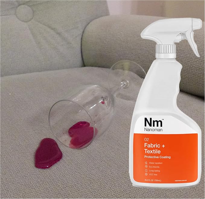 Nanoman Fabric & Textile Protector Spray | Invisible, Waterproof, - Image 2