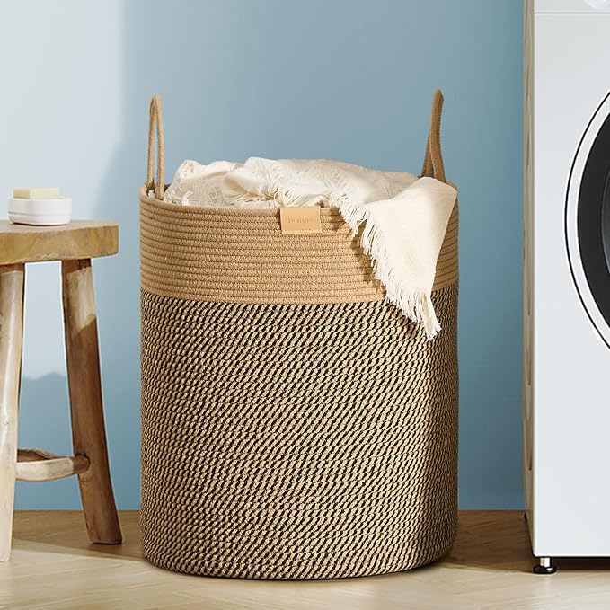 Laundry Hamper 62L, Large Laundry Basket by Nunsino