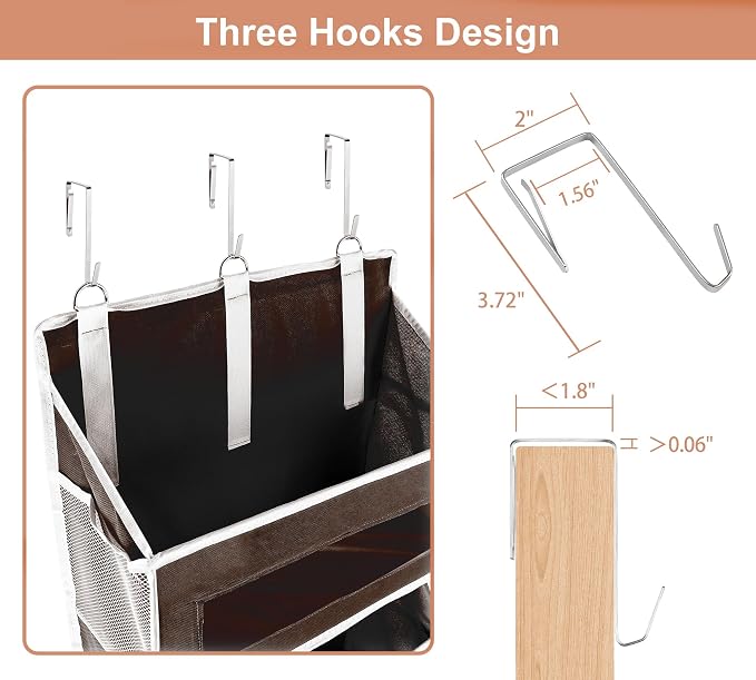 5-Tier Over The Door Storage Organizer - Image 4