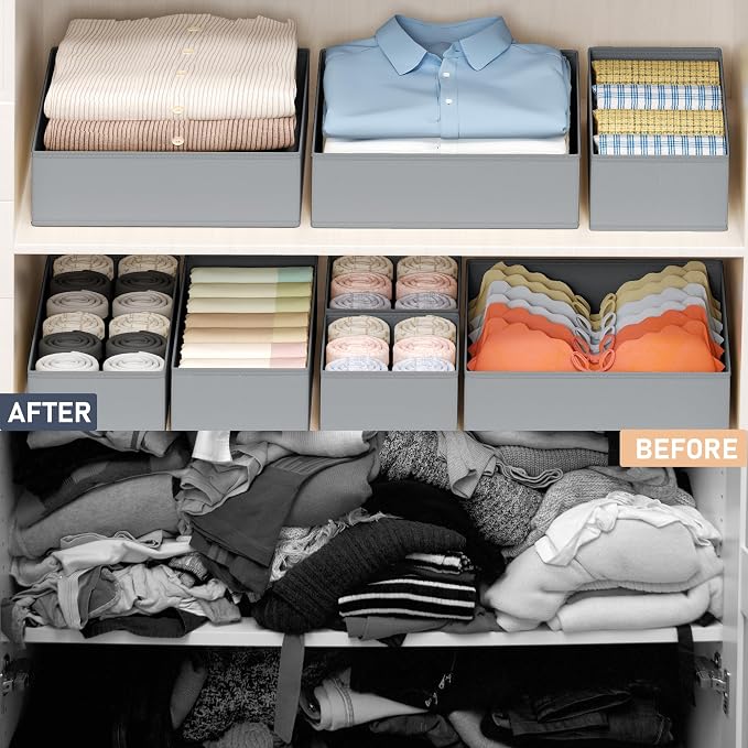 DIMJ Drawer Organizer Clothes - Image 6