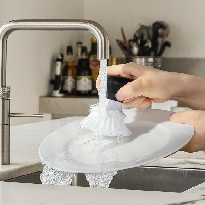 MR.SIGA Dish Scrub Brush, Palm Brush Dish Scrubber - Image 3