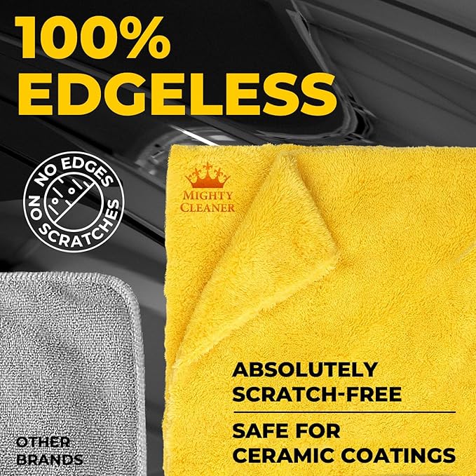 Edgeless Microfiber Towels for Cars – 6pk - Image 4