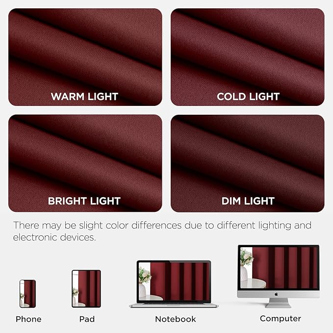 Joydeco Blackout Door Curtain for Doorway Privacy 78 Inches Long, Grommet - Image 8