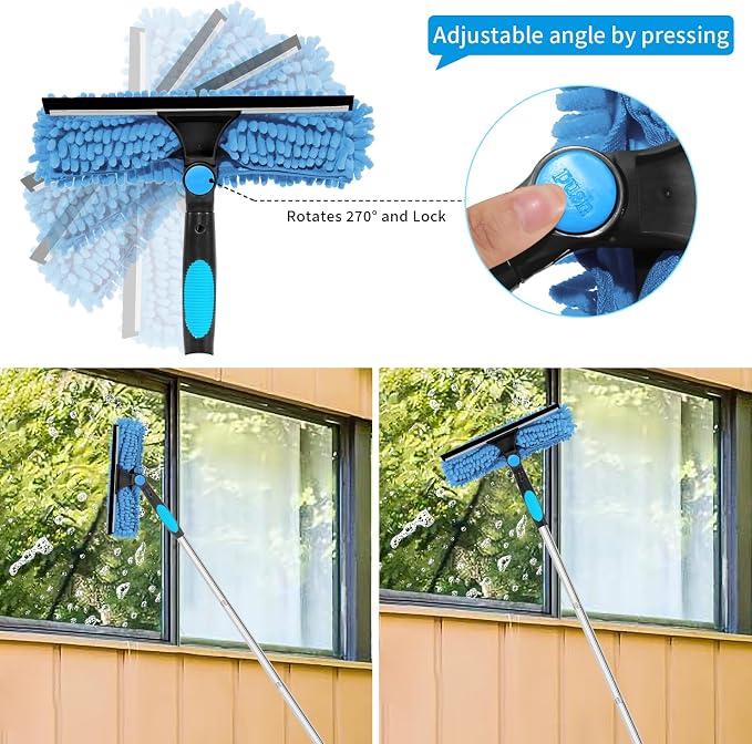 Professional 72'' Window Squeegee Cleaning Washing Tool/Kit - Image 2
