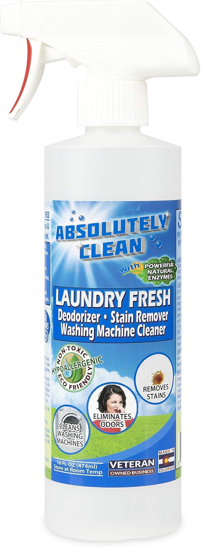 Absolutely Clean Amazing Laundry detergent liquid Stain and Odor Remover by AbsolutelyClean