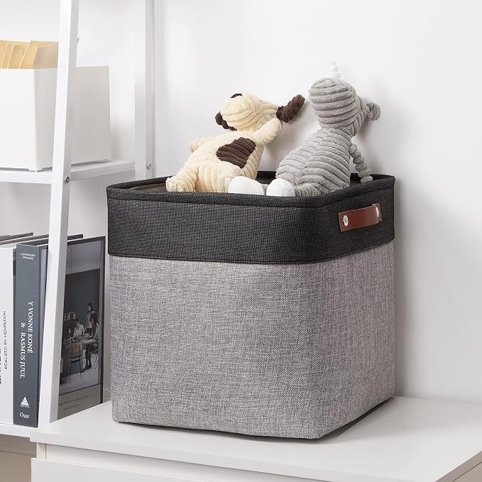 DULLEMELO Cube Basket for Storage, Collapsible Fabric Cube for Organizing - Image 7
