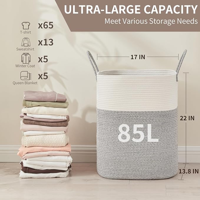 Laundry Basket with Handles - Image 2