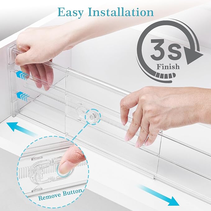 Vtopmart 8 Pack 6" Tall Upgrade Drawer Dividers - Image 6