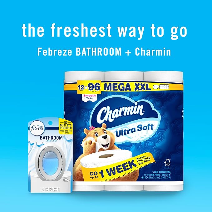 Febreze Bathroom Air Freshener, Odor-Fighting, Plug In Alternative, Air - Image 8
